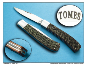 P.J. Tomes, M.S. Single Blade Trapper – Amber Jigged Bone